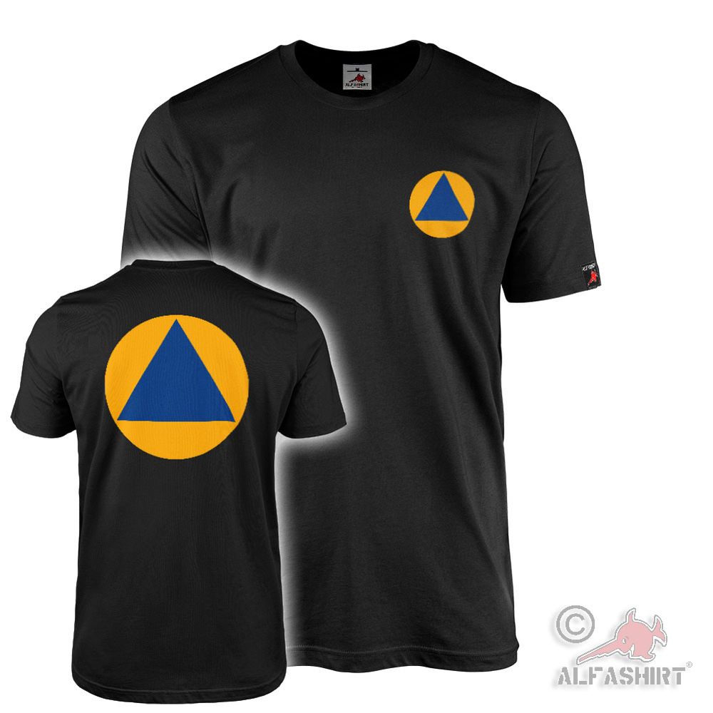 The international protection symbol civil protection disaster relief T Shirt#18764