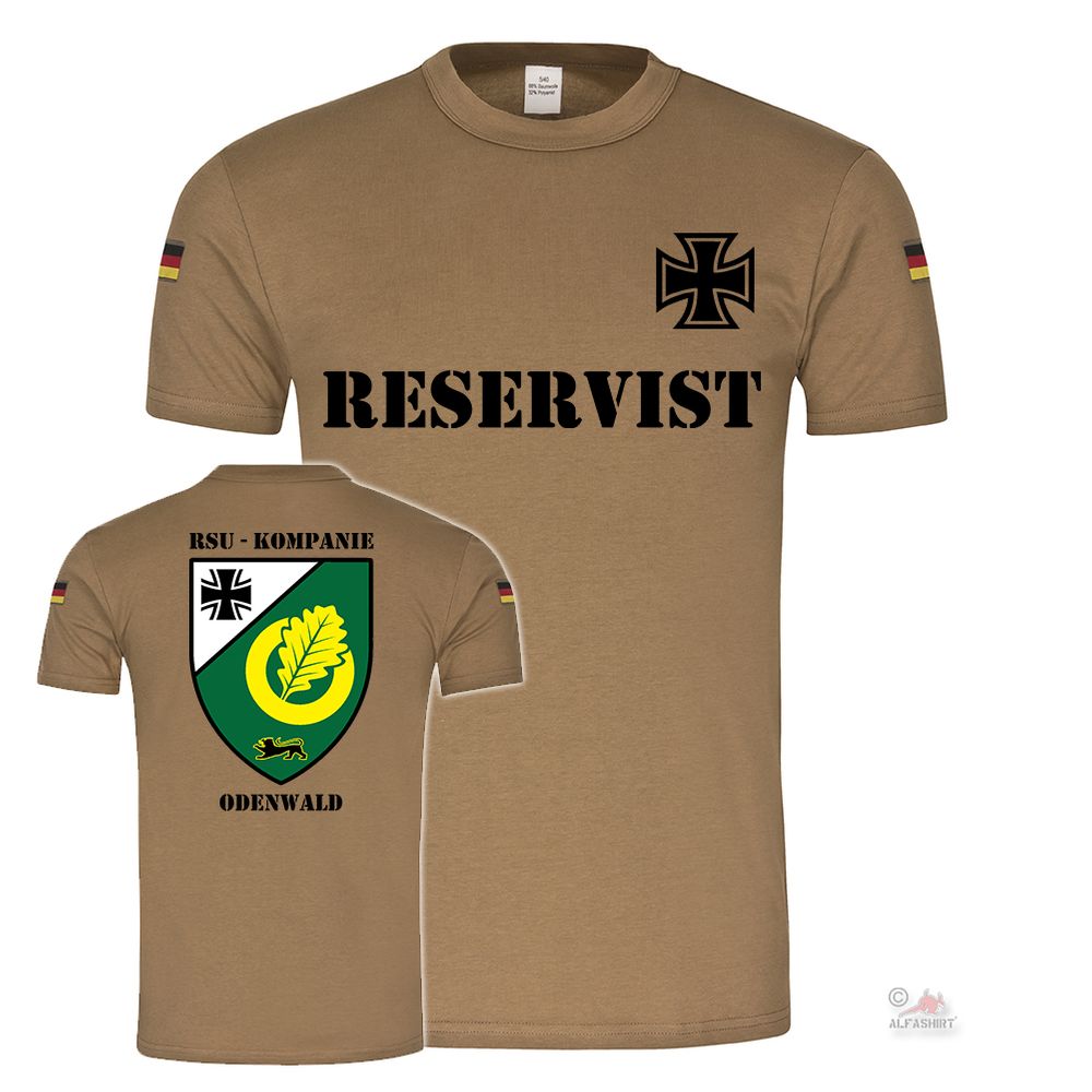 BW Tropen Reservist Odenwald RSU Kompanie Dienst original Tropenshirt #25744