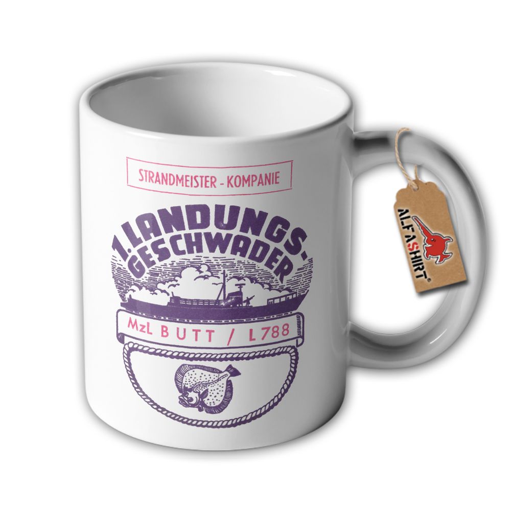 MLZ Butt L788 Strandmeister Kompanie 1970 Landungsgeschwader - Tasse #33115