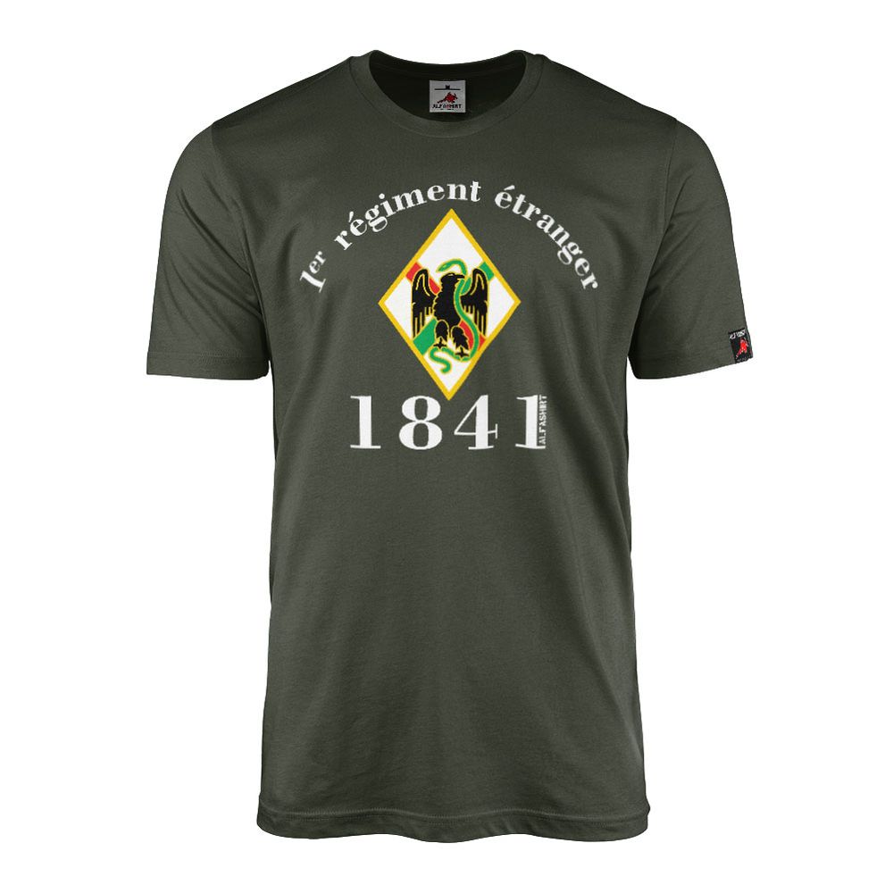 T-Shirt 1er régiment étrangere 1841 Fremden-Legion Frankreich #31573