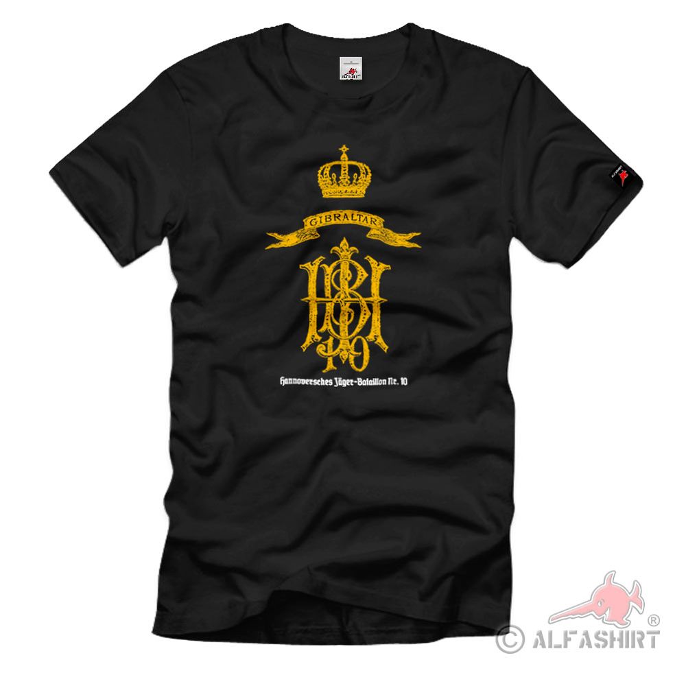 Hannoversches Jäger-Bataillon Nr 10 Wappen Abzeichen Emblem - T Shirt #38404