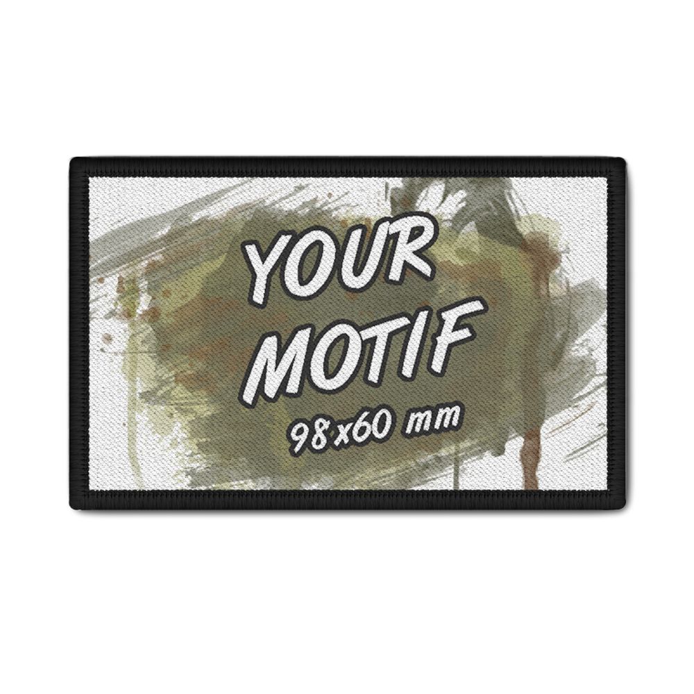 Patch mit deinem Motiv (98x60mm) #34301