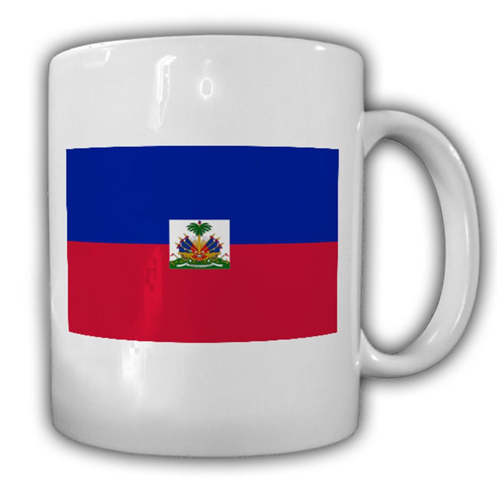 Republik Haiti Fahne Flagge Repiblik d Ayiti Kaffee #13501