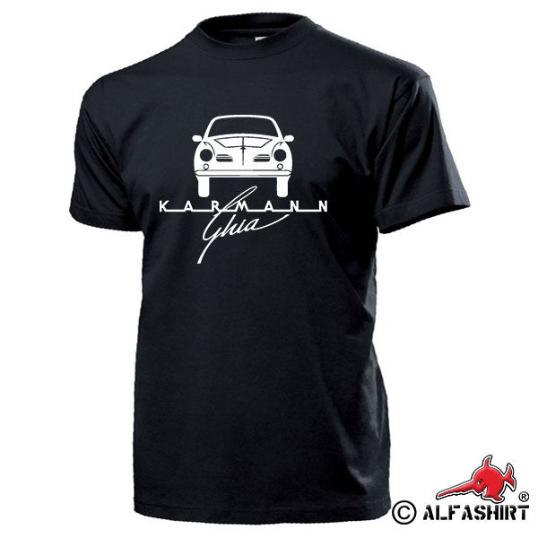 Karmann Ghia Logo Wappen Auto PKW Oldtimer Wolfsburg Osnabrück - T Shirt #16338