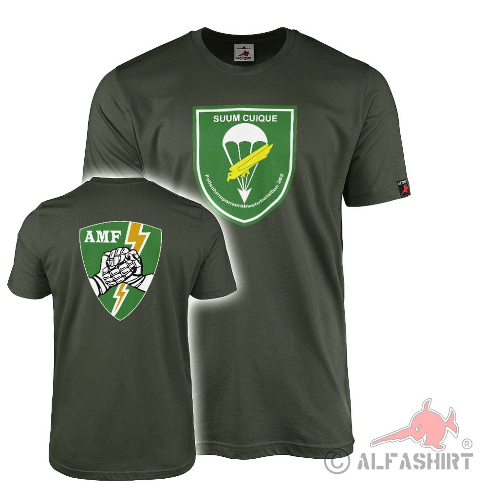 FschPzAbwBtl 262  AMF-Bundeswehr Wappen Einheit  T Shirt #10653