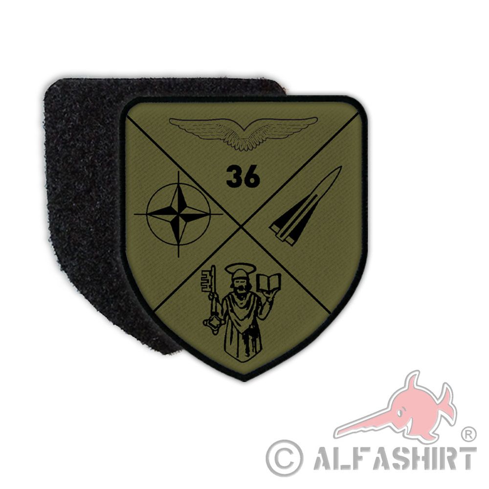 Patch FlaRakBtl 36 Velcro Uniform Hawk Bundeswehr Air Force Badge 75x65 # 35500
