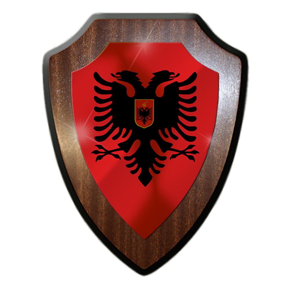 Albanien Tirana Edi Rama Albanisch Republik Balkan Flagge Wandschild #27289