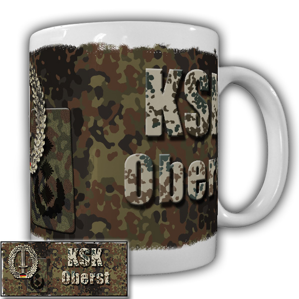 KSK Tasse Oberst der Kommando Spezialkräfte Bundeswehr Einheit Militär #20928