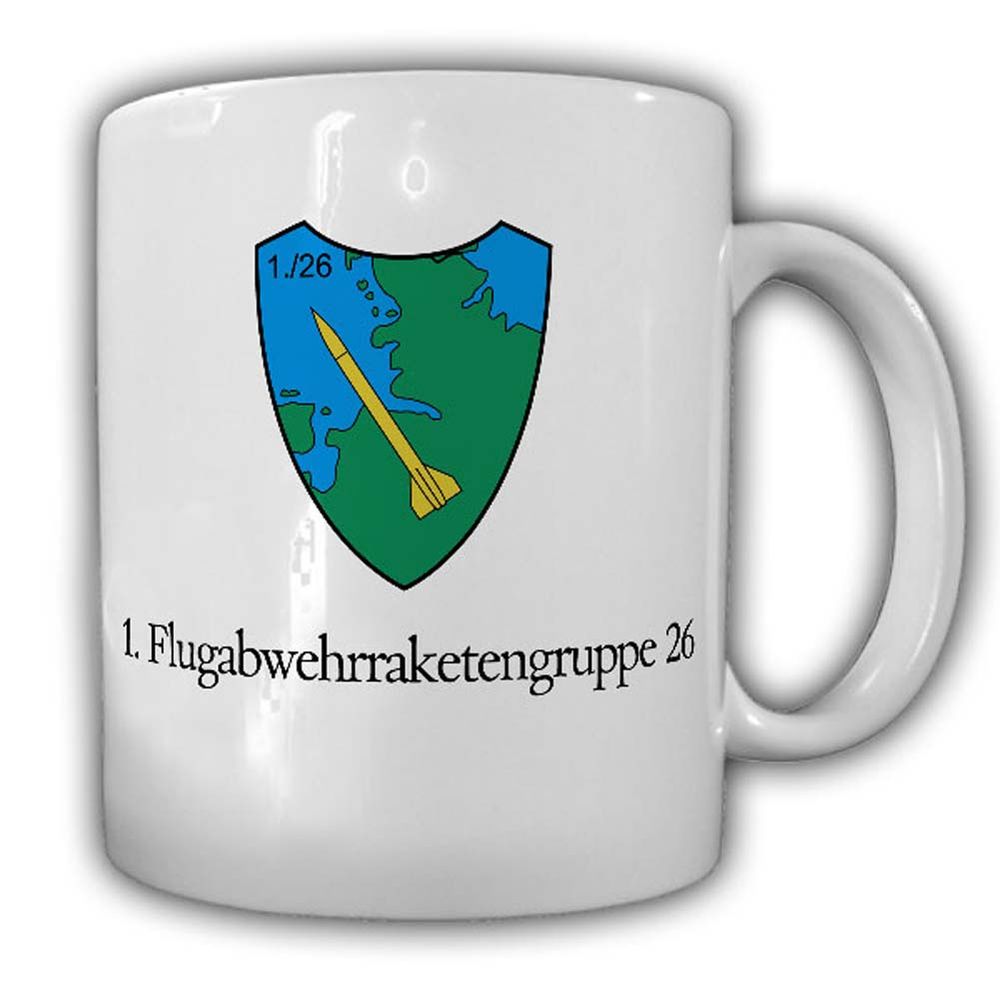 Tasse 1 FlaRakGrp 26 Flugabwehrraketengruppe Bundeswehr Husum #23015
