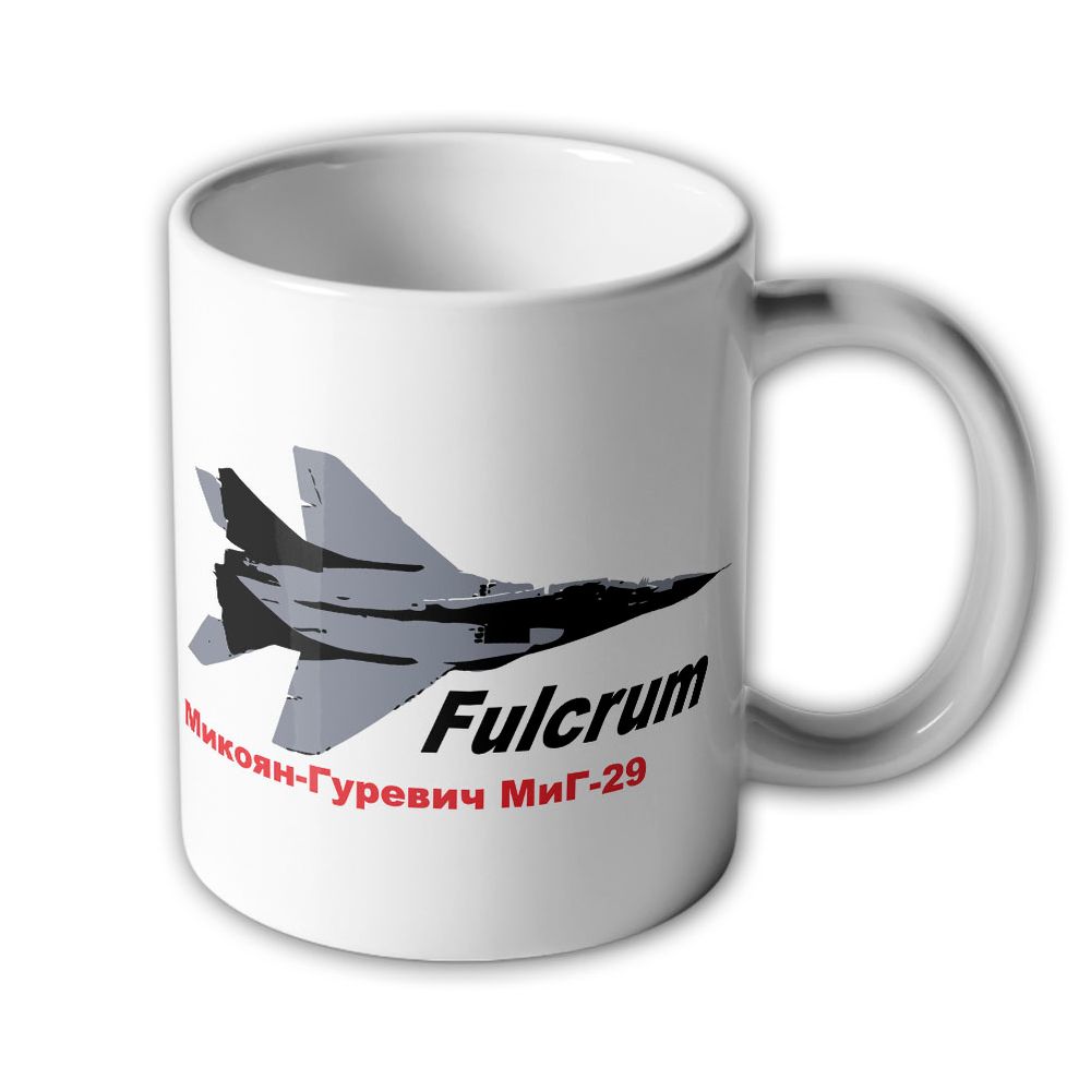 Tasse Fulcrum-Mikojan-Gurewitsch MiG29 МиГ-29 zweistrahliges Kampfflugzeug #8770