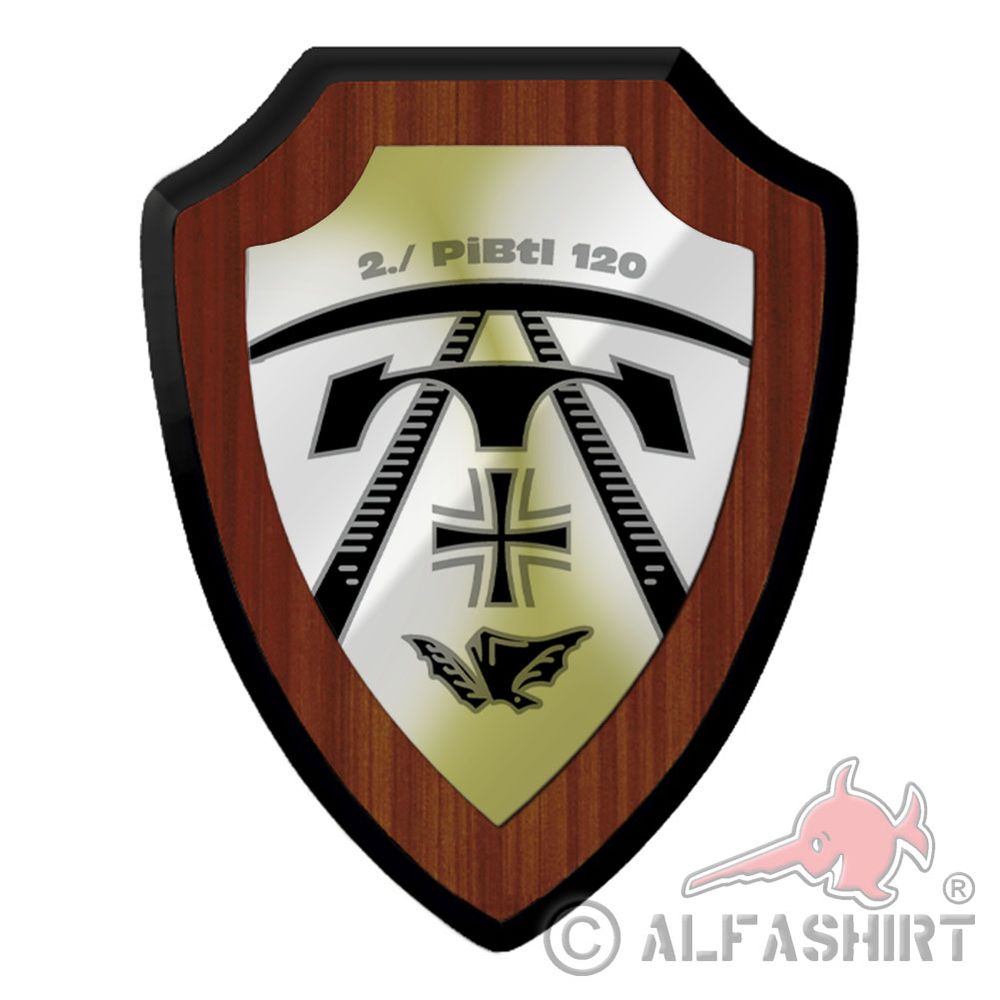 Heraldic shield 2 PiBtl120 - Pioneer Battalion 120 Dörverden #43577