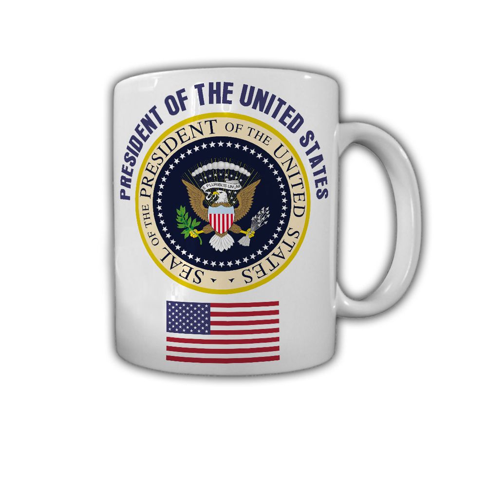 Tasse President of the United States USA Amerika Wappen Abzeichen #30219