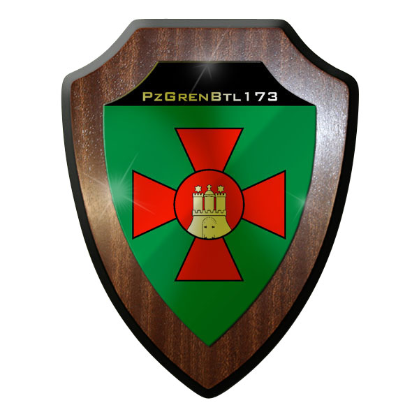 Wappenschild - PzGrenBtl 173 Panzergrenadierbataillon Panzer Bataillon #8867