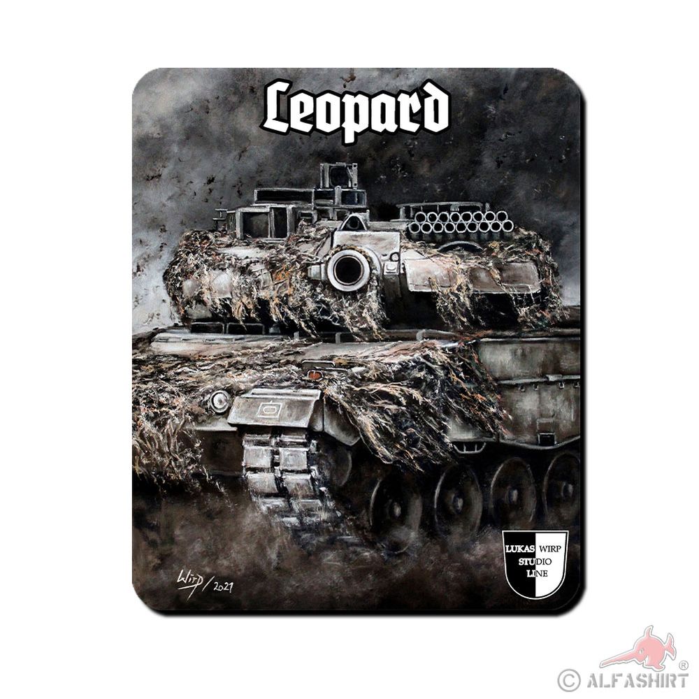 Lukas Wirp Mauspad Leopard 2a6 Bundeswehr Panzer Leo II # 36697