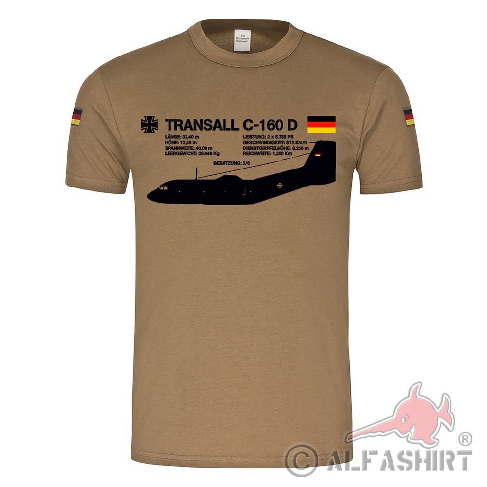 BW Tropen Transall C-160 D C 160 Bundeswehr Luftwaffe Kreuz Deutschland #18115