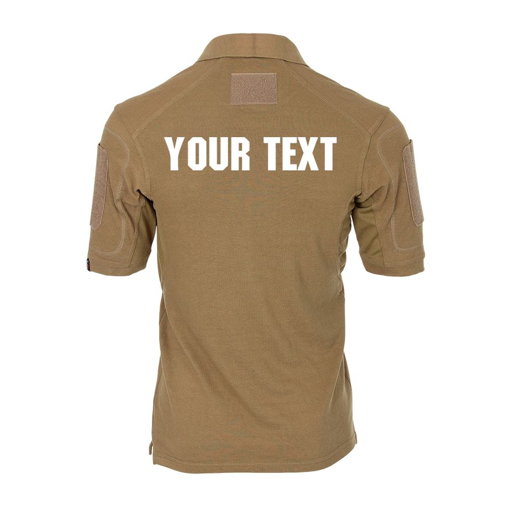 Your Text Tactical Polo personalized customized individual special unit #36503