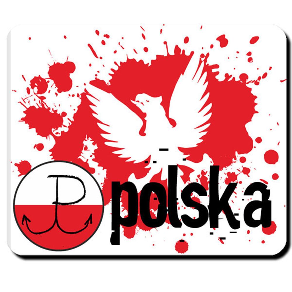 Polska Polen Adler Fahne Wappen Armee Befreiungs Untergrund - Mauspad #7896