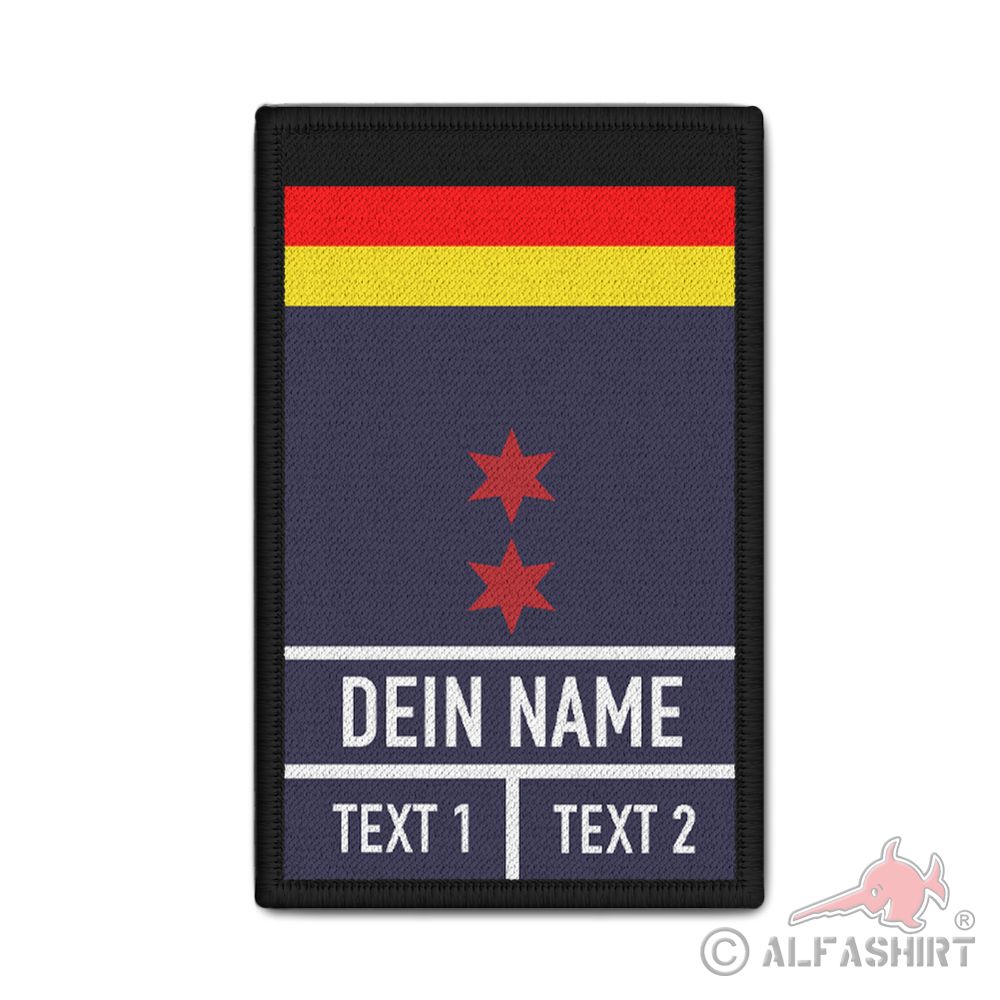 Rank Patch Fire Brigade Baden-Wuerttemberg personalized personalized Sani # 38116