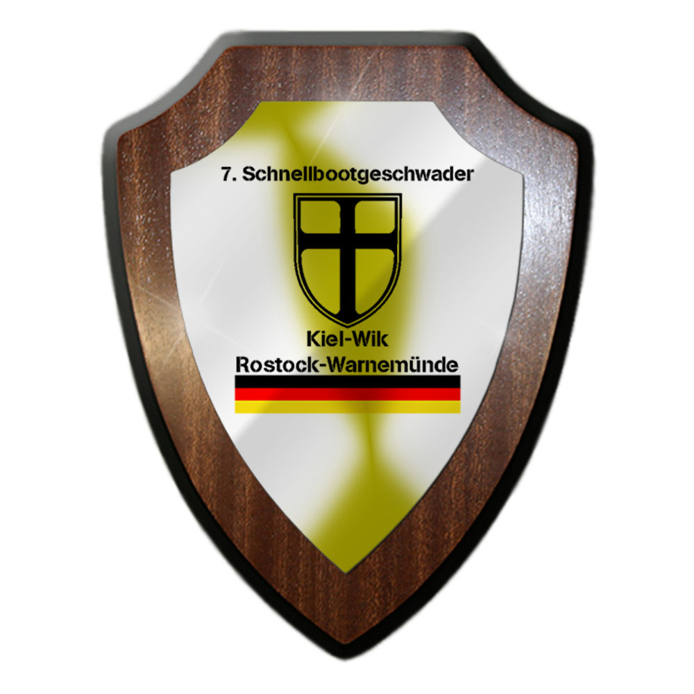 7 Schnellbootgeschwader Schnellbootflottille Marine Wappen Wandschild #27301