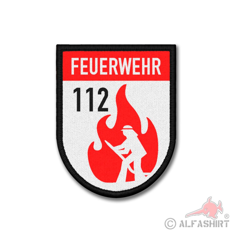 Patch Feuerwehr 112 Aufnäher#38912