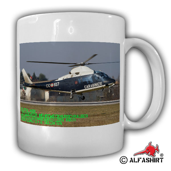 Agusta A109 Helicopter Helicopter Heli Carabinieri Police Cup # 15400