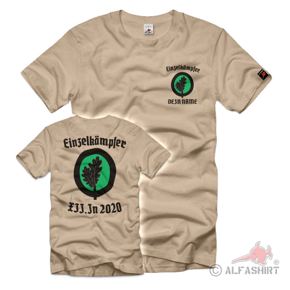 Einzelkämpfer 12te Inspektion 2020 Personalisiert Lehrgang T-Shirt #40490