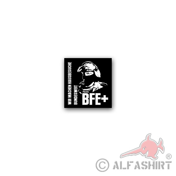 SFOE + Sticker Federal Police BPOL Police Special Association Germany 7x7cm # A3581