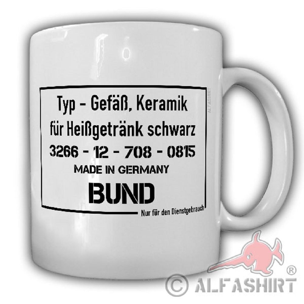 VS NfD Nur für den Dienstgebrauch Verschlusssache Geheim BW Humor - Tasse #19323