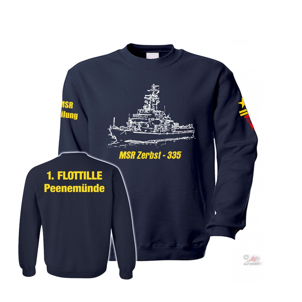 Pullover MSR Zerbst 335 1 Flottille Peenemünde Volksmarine Sperr MAW MSR #38120