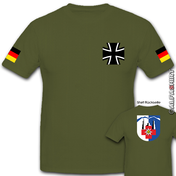 GebSanRgt 42 Gebirgssanitätsregiment Sanitäter Sani BW Kreuz - T Shirt #10625