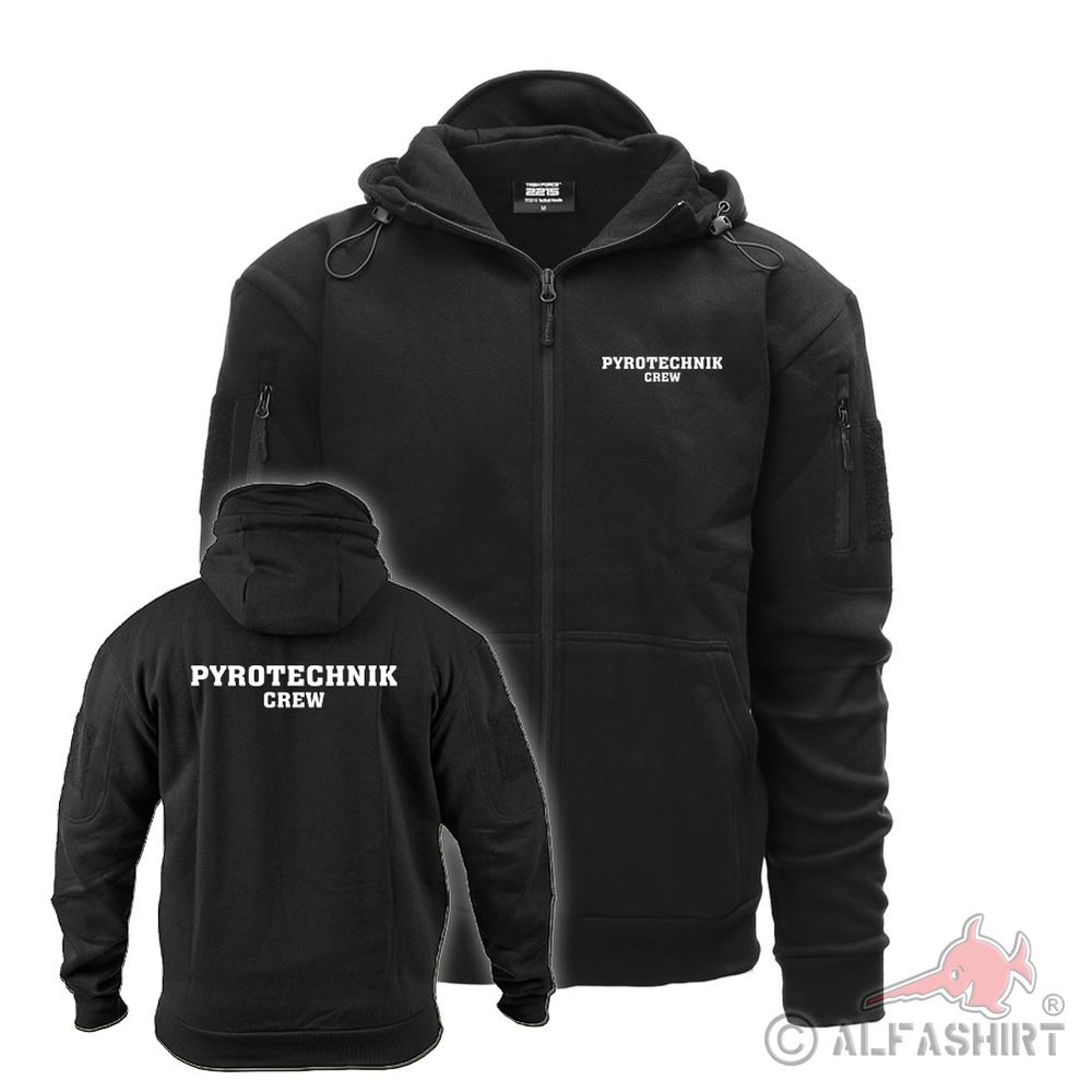 Tactical Hoodie Pyrotechnics Crew Fire Technology Explosive Combustion #42717