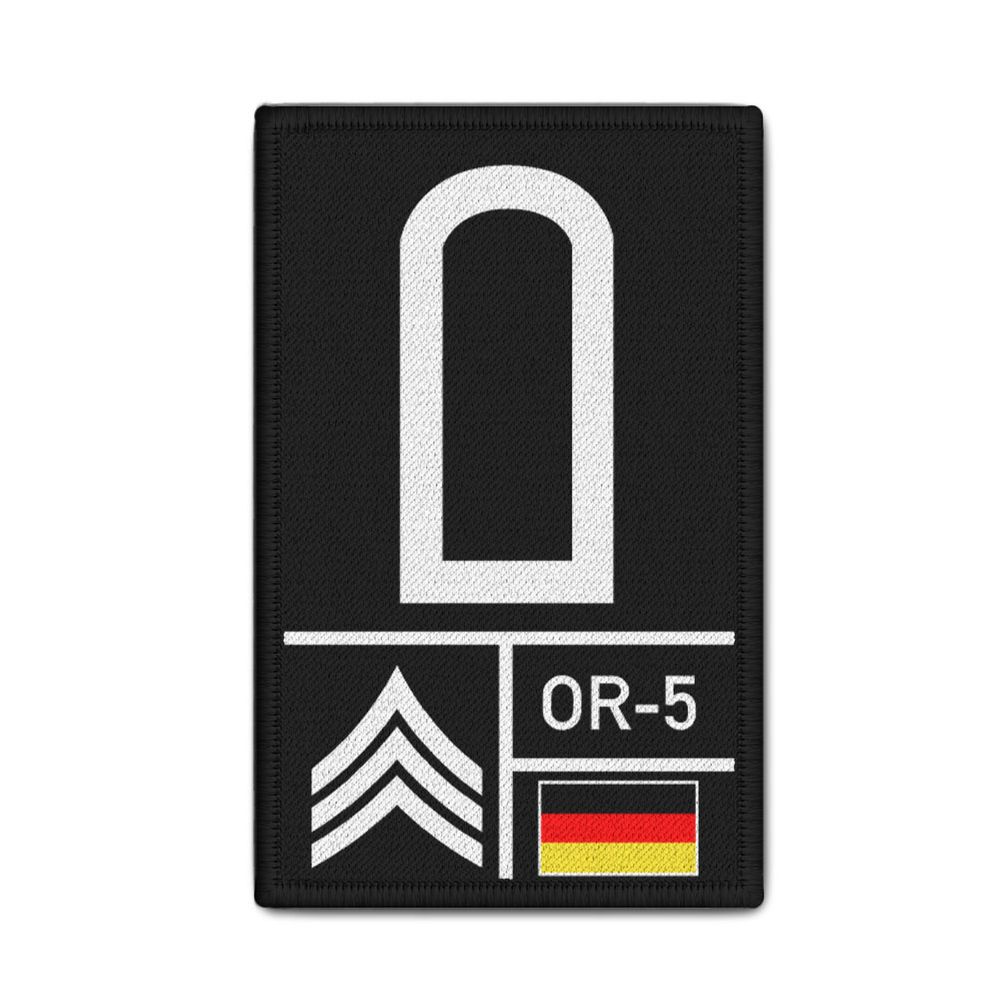 Rank Patch Bundeswehr Heer Luftwaffe Marine Schwarz #BW-Patch
