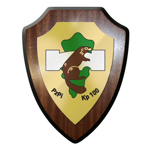 Wappenschild - PzPiKp 100 Panzer Pionier Kompanie Biber Heer Bundeswehr #11669