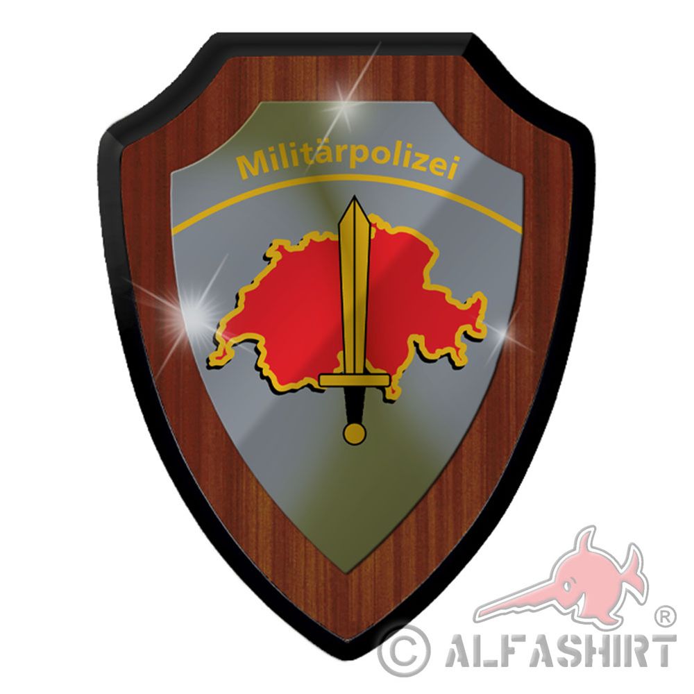 Heraldic shield Military Police Region 2 - MP Reg 2 Swiss Army Feldjäger # 37583