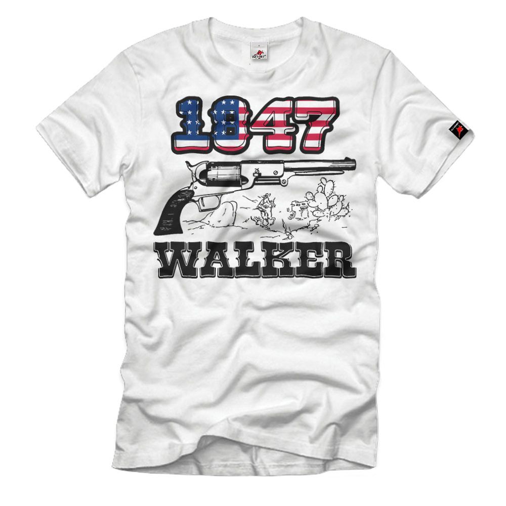 1847 Walker Revolver single-action Western Sportschütze Pistole T-Shirt#32585
