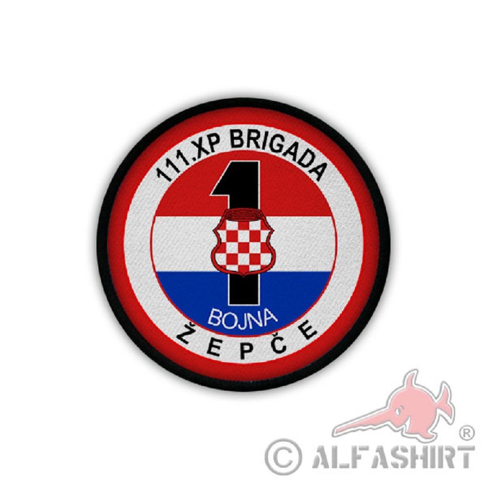 Patch / Aufnäher - 1 Bataillon 111 Brigada xp Brigade BONJA HVO Zepce #19250