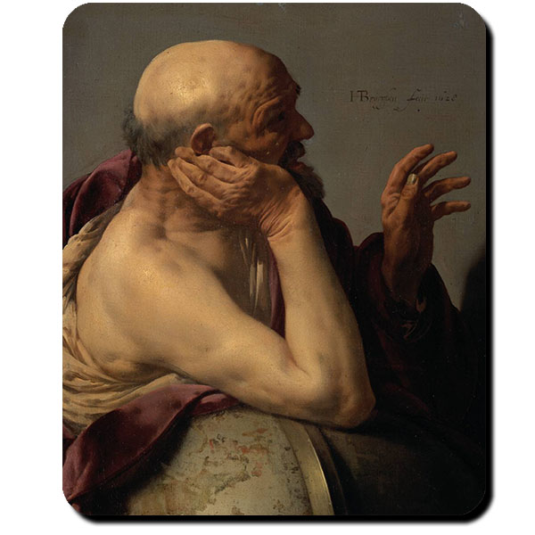 Heraclitus Gemälde Hendrick ter Brugghen Griechenland Philosoph Mauspad #16440