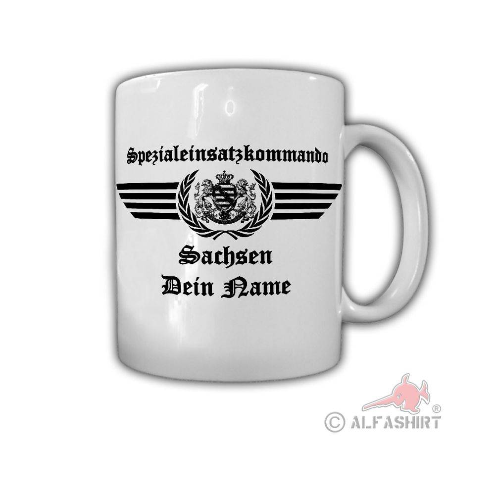 Cup SEK Saxony Special Operations Command Logo Police Car Seat Symbol # 27358