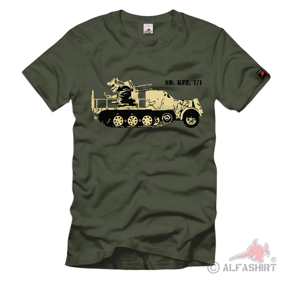 Sd Kfz 7 Sonderkraftfahrzeug Halftrack Artillery Tractor T Shirt # 711