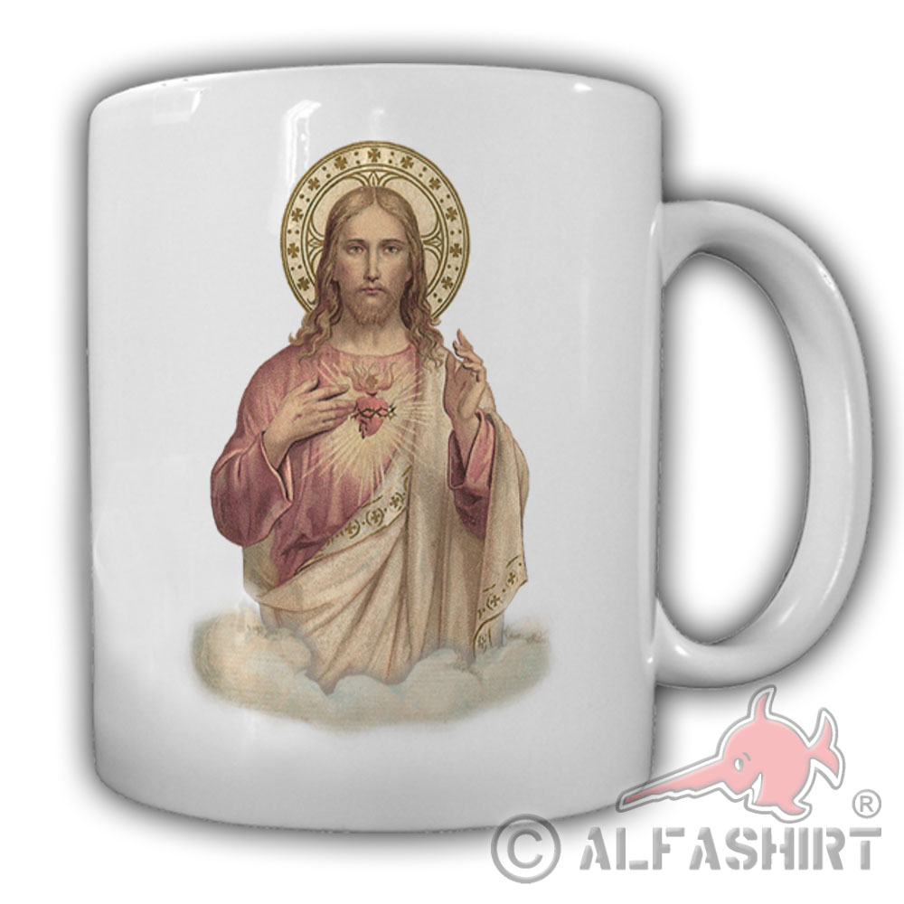 Jesus Scared Heart Typ 2 Jesus Christi Glaube Religion Bibel Jesus Tasse #27562