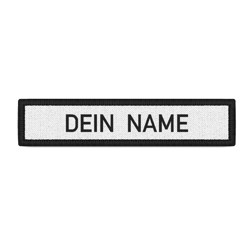 Namenschild Patch weiß Namen Pflegedienst individuell personalisiert Arzt #24129