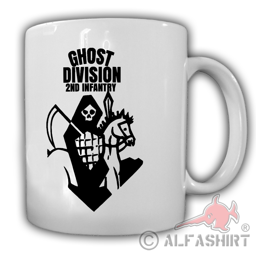 Ghost Division 2nd Infantry Mug Military Badge Emblem - Cup # 27130