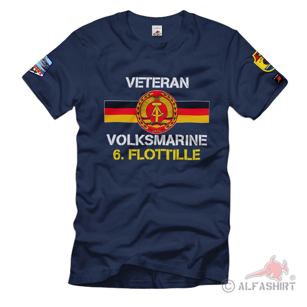 Volksmarine 6. Flottille Volksmarine Veteran Marine DDR MSR T Shirt#37647
