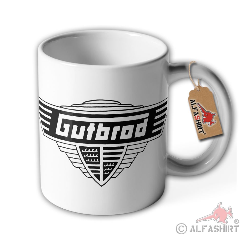 Mug Gutbrod vintage logo coat of arms motorcycle automobile fan #41157