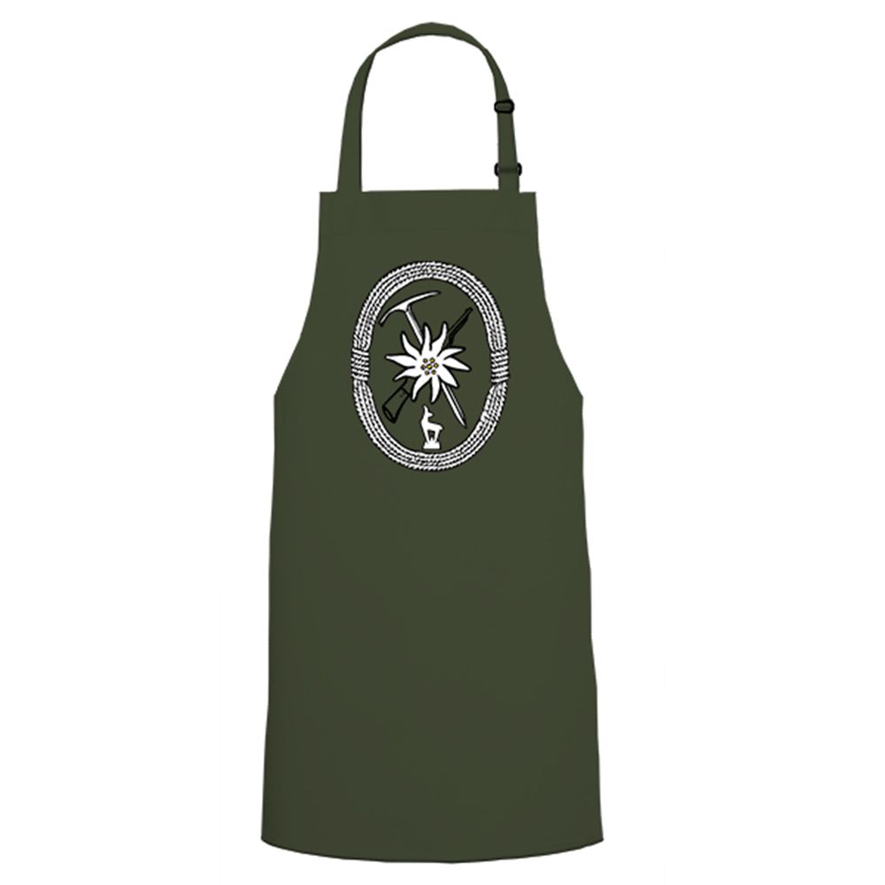 Gebirgsjäger Gebirgstruppe Infanterie Abzeichen Kochschürze / Grillschürze #5425