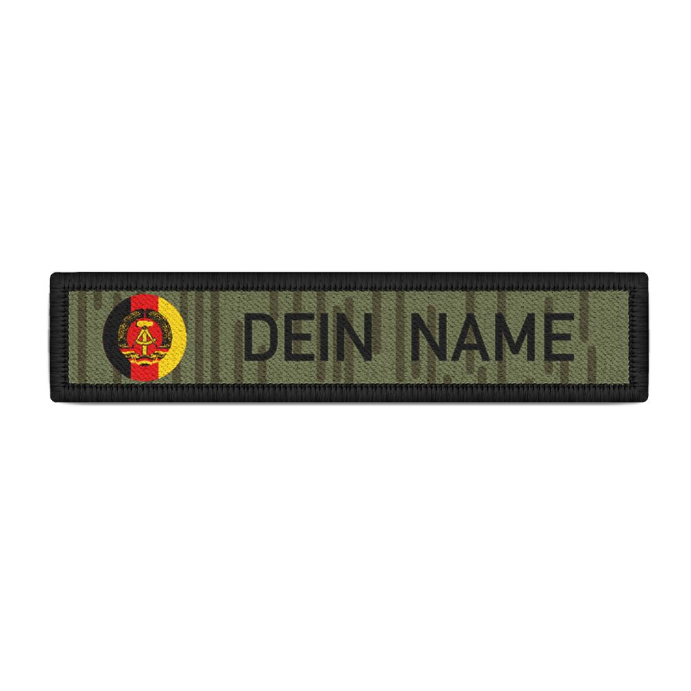 DDR NVA Namenschild Patch Strichtarn Nationale Volksarmee Deutsche #33369