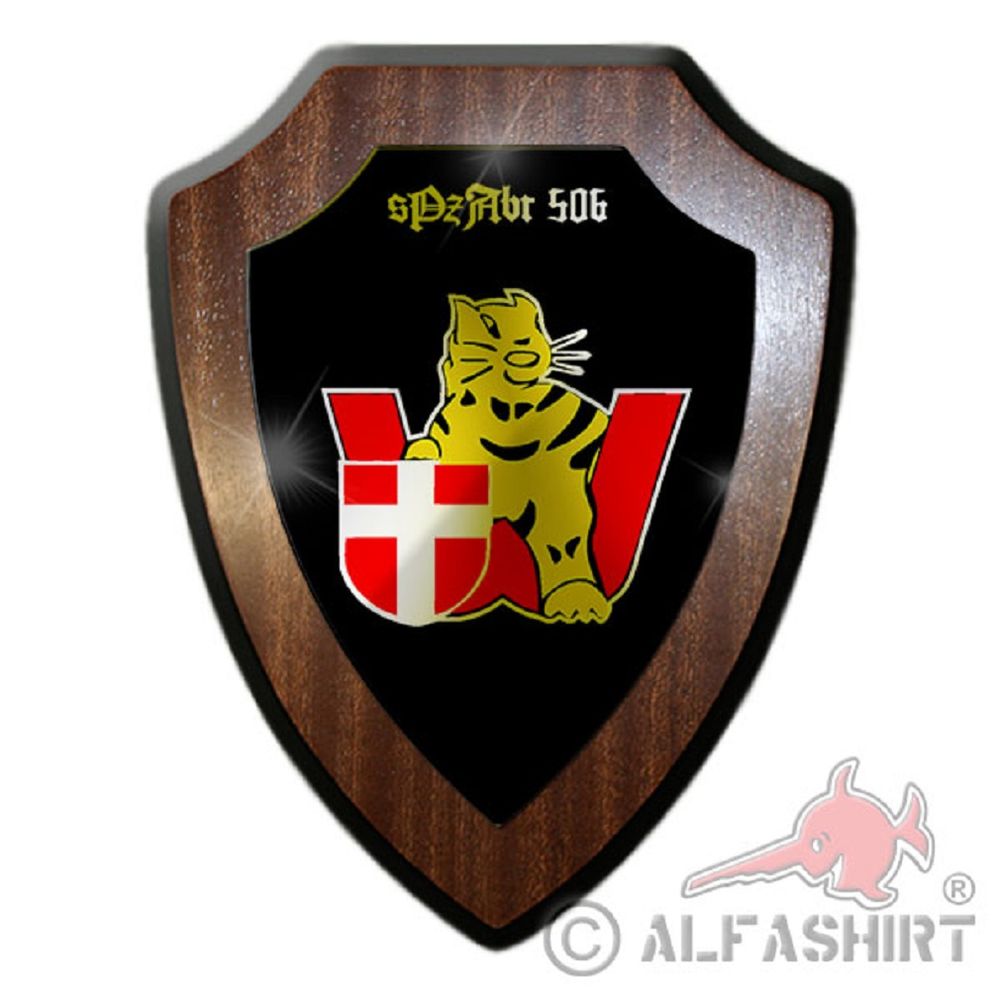 Patch Unité Chars Lourds SPzAbt 507 - 7x5 Cm - Imprimé Velcro - Déco Veste, Uniforme - Style Militaire