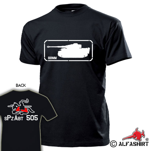 Tiger1 sPzAbt 505 Wh schwere Panzer Abteilung Panzerkampfwagen - T Shirt #15582