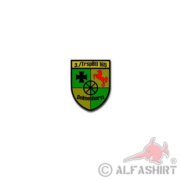 TrspBtl 165 Sticker Sticker Transport Battalion Bundeswehr 5x7cm # A3885