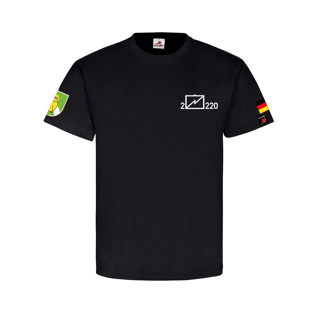 2 EloKa 220 FmBtl 220 Wappen Abzeichen Emblem Fernmelde Bataillon T Shirt #31980